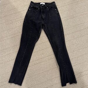 Abercrombie and Fitch skinny high rise curve love with front seam and split 28